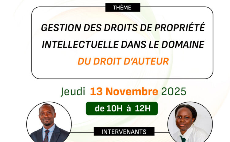  webinaire sur la propriété intellectuelle
